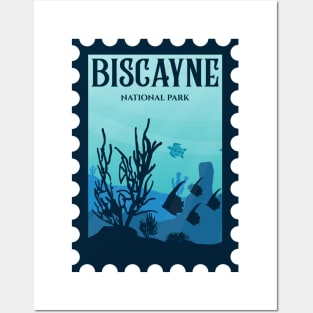 Biscayne National Park Stamp Posters and Art